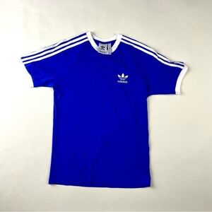 Adidas Royal Blue Tee with White Trim